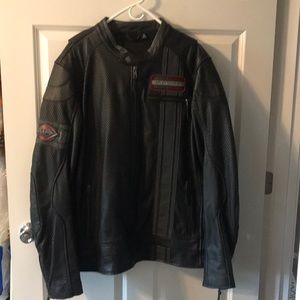 Harley Davidson Mens leather coat.